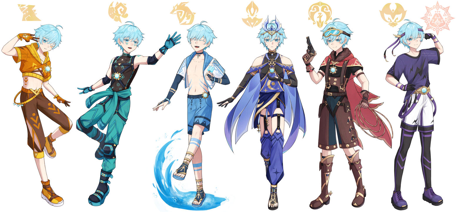 Genshin Impact Chongyun original costume 2